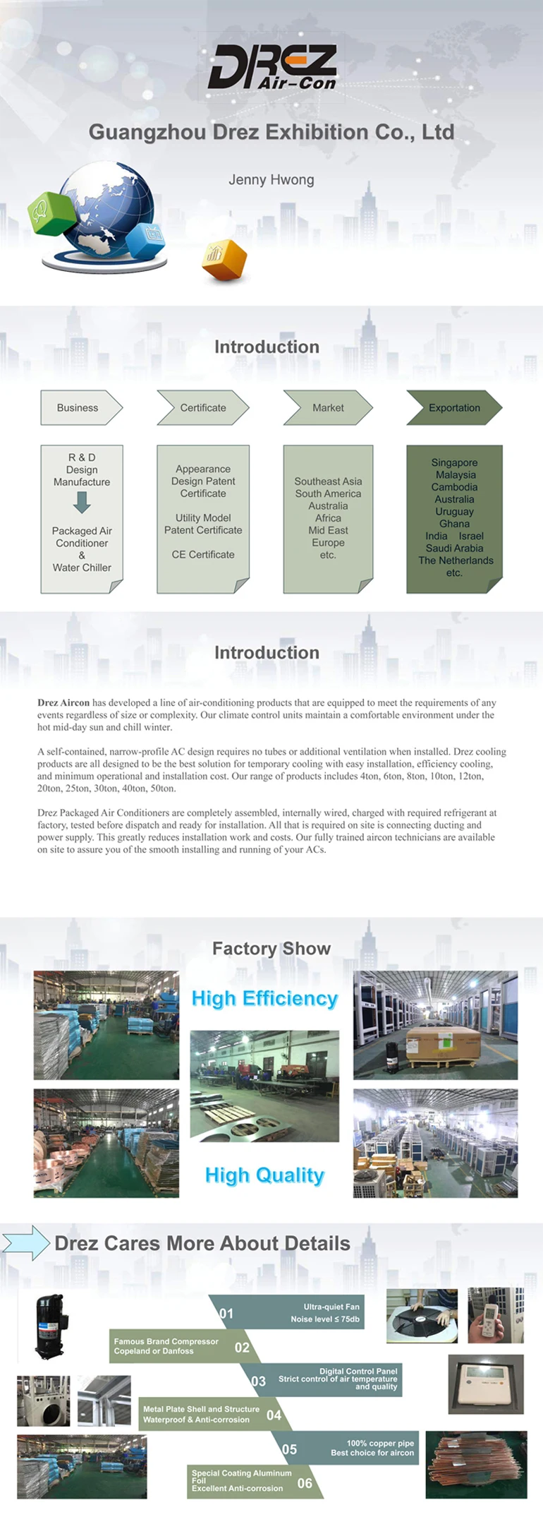 Marquee Tent Climate Control Drez 30 Ton Air Conditioner