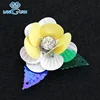 small flower decorative rhinestone sequin 3d flower