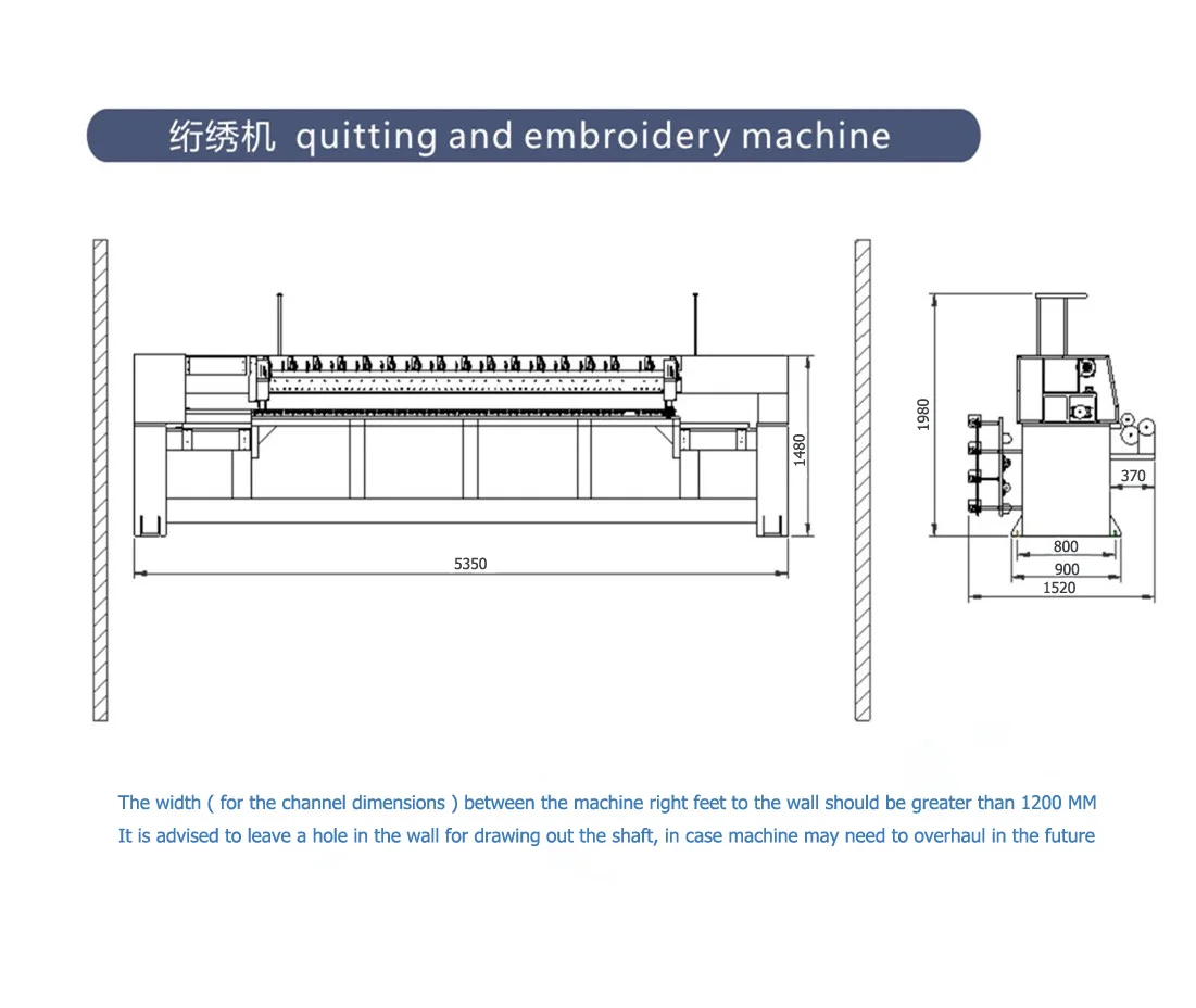 quilting embroidery machine