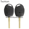 High quality remote 3 button key case blank shell remote key cover case shell blank with logo for Ford Focus 2006