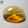 Top quality oval shape clean glass gems for jewelry