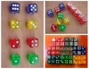 19MM rounded transparent colored dice/19 export crystal dice/Europe and the United States commonly used specifications dice