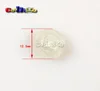 12.5mm(20L) White&Transparent Fashion Resin Buttons Sewing Craft DIY Accessories For Bag Shoe Garment #FLN010