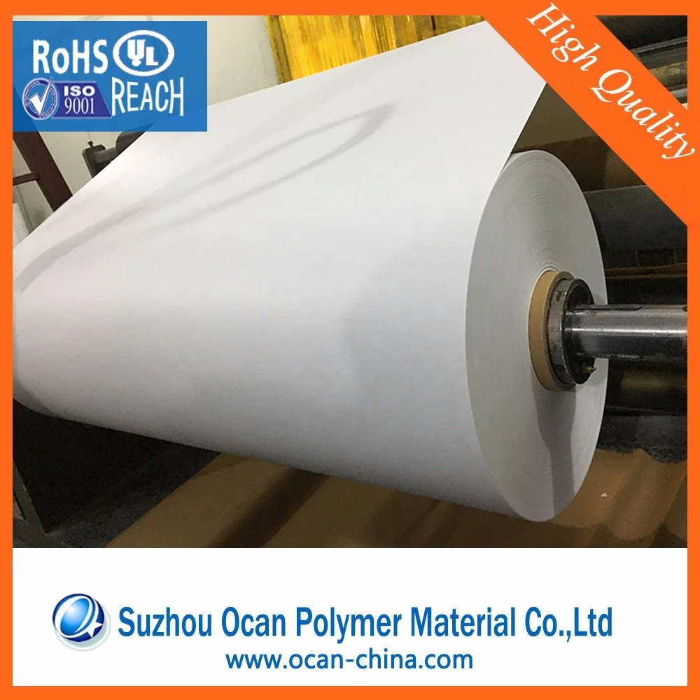 Plastic White Opaque Rigid Pvc Sheet Roll For Printing Buy Pvc Roll
