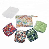 

Popfish 9pcs/set Washable Cloth Baby Diaper In Stock