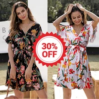 

2019 summer women dresses with floral print women maxi dresses women dresses summer white wholesales