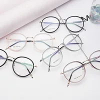 

vintage round eyewear metal frame eyeglasses women transparent optical eyeglasses frames