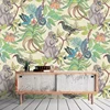 Nordic style wallpaper monkey in the forest wallpaper 3d wall mural for kids room