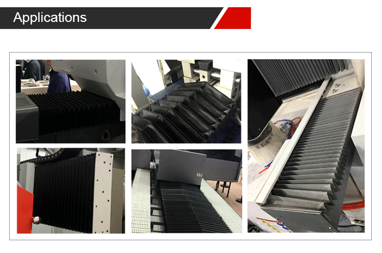 Rubber cylinder bellows cover accordion