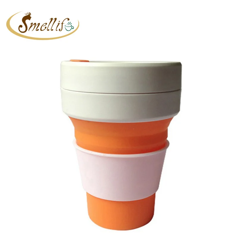 

12 oz Wholesale Customized Collapsible Silicone Folding Cup