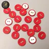 Two hole metal fabric eyelet wrapped buttons for clothing