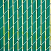 vinyl coated decorative chain link fence insert