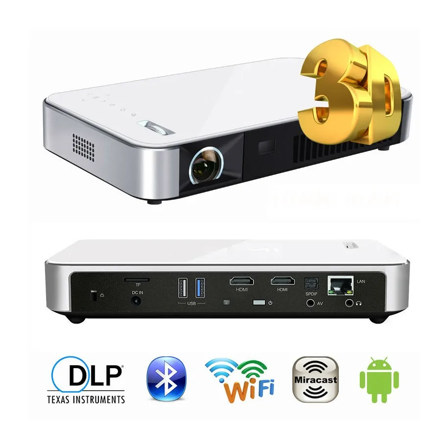 

XGIMI Z3 Mini Projector Proyector Android 4.4 3D 1280x800 Full HD 1080P WIFI HDMI Bluetooth Home Theater Tv Led Built in Battery