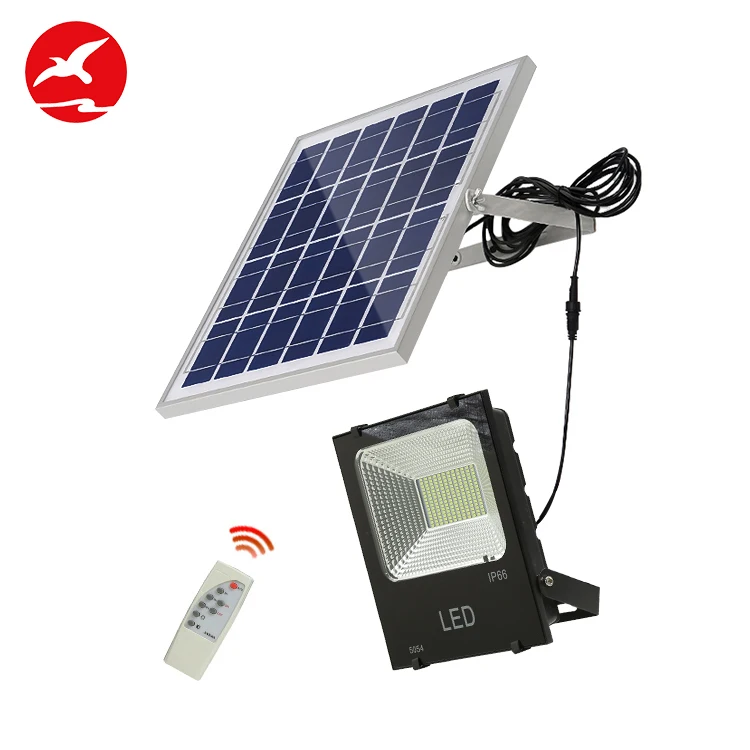 New product remote control cob 60w 80w 100w 120w 150w solar led floodlight