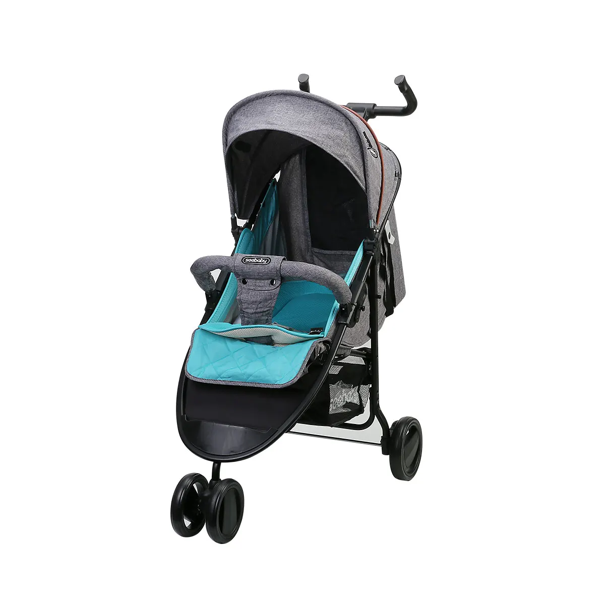 baby stroller for three