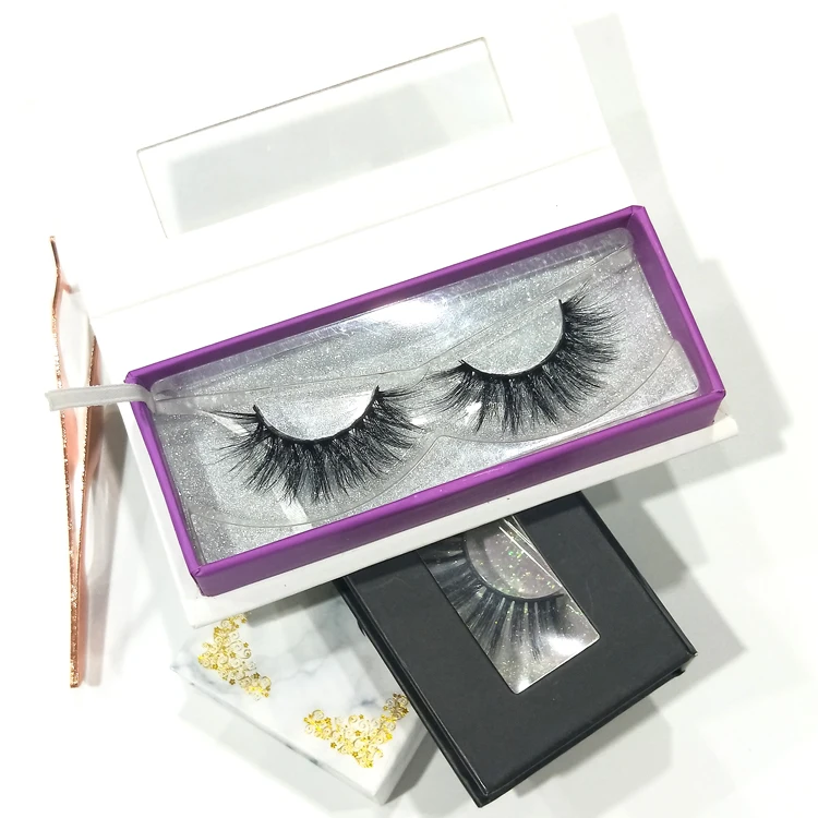 

Free shipping by DHL to United States 3D Mink fur Eyelashes, Nature color black