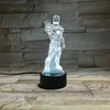 2018 Yo yo check now creative warmth illusion table desk moon shaped led 3d lamp
