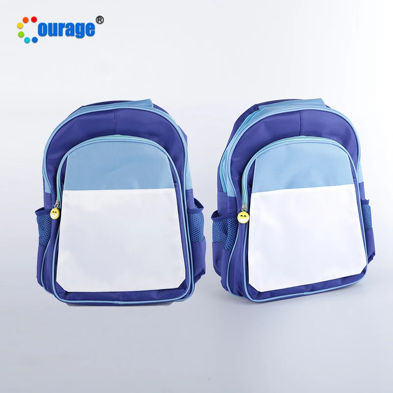 

Good Quality school bag wholesale custom kids blank Sublimation Backpack, Pink, blue,purple,dark