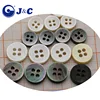 white pearl shell buttons, MOP shell buttons with 1 holes