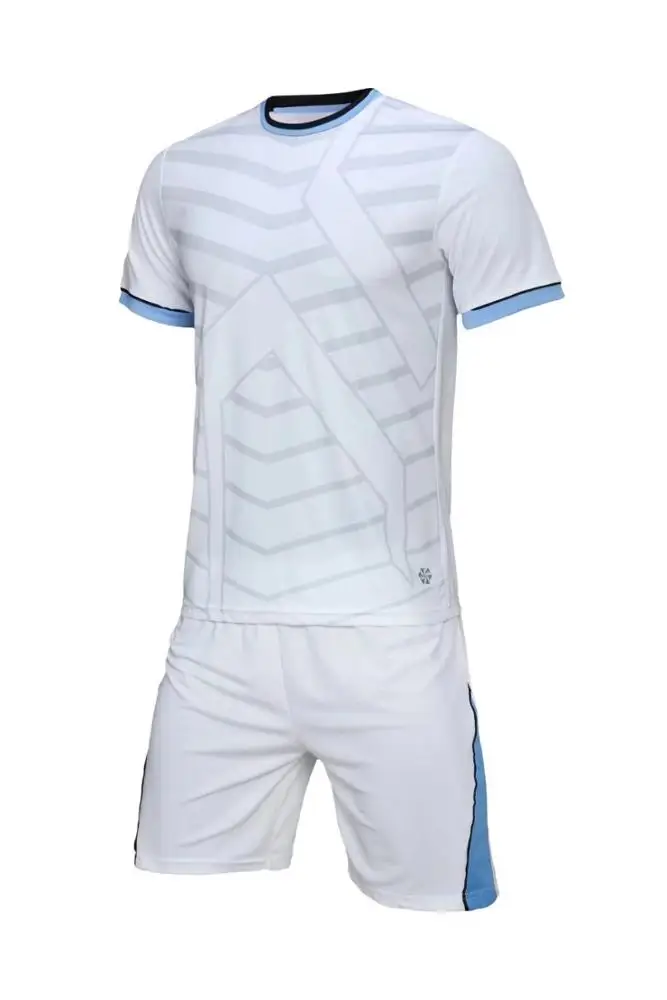 New Style Manufacturer Team Shirt Soccer Uniform Wholesale White