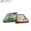 Factory Custom Luxe Postcards Set with box and stickers High Quality Luxury Postcard Printing