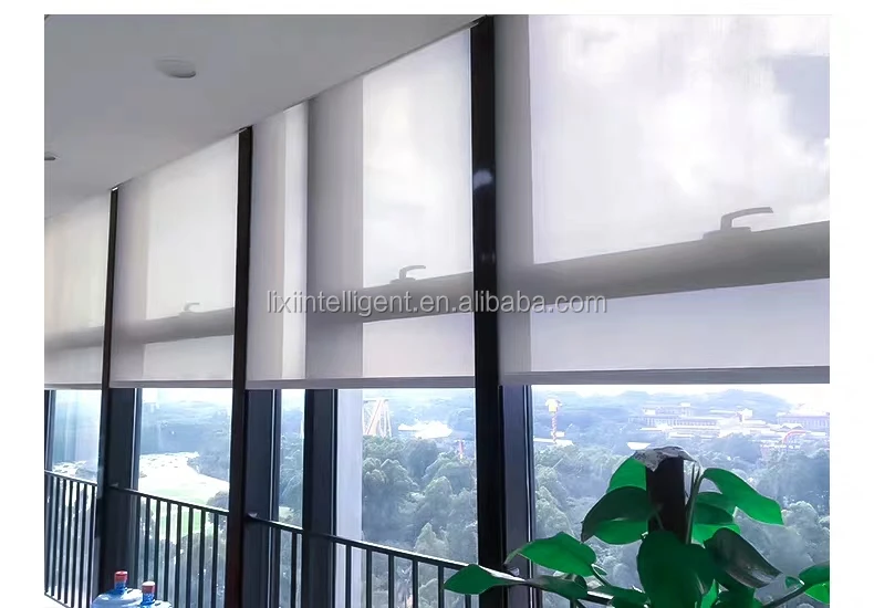 Büro Fernbedienung Dickes Motorisiertes Roll Vorhangs Ystem Aus