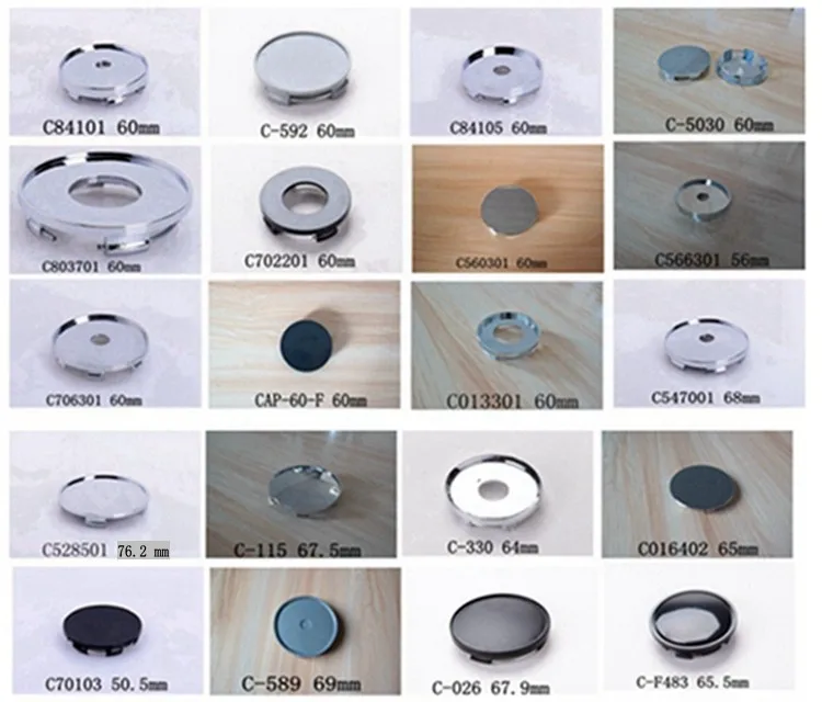 blank wheel caps