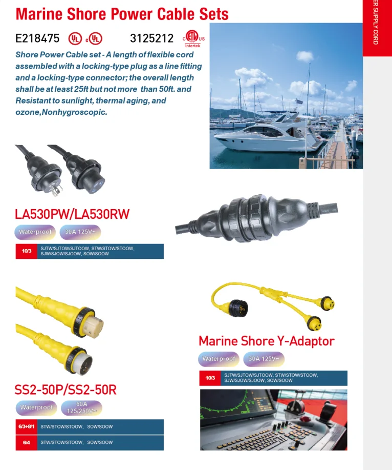 Marine Shore Power Extension Cable 30a Lock Male L530p To 30a Lock