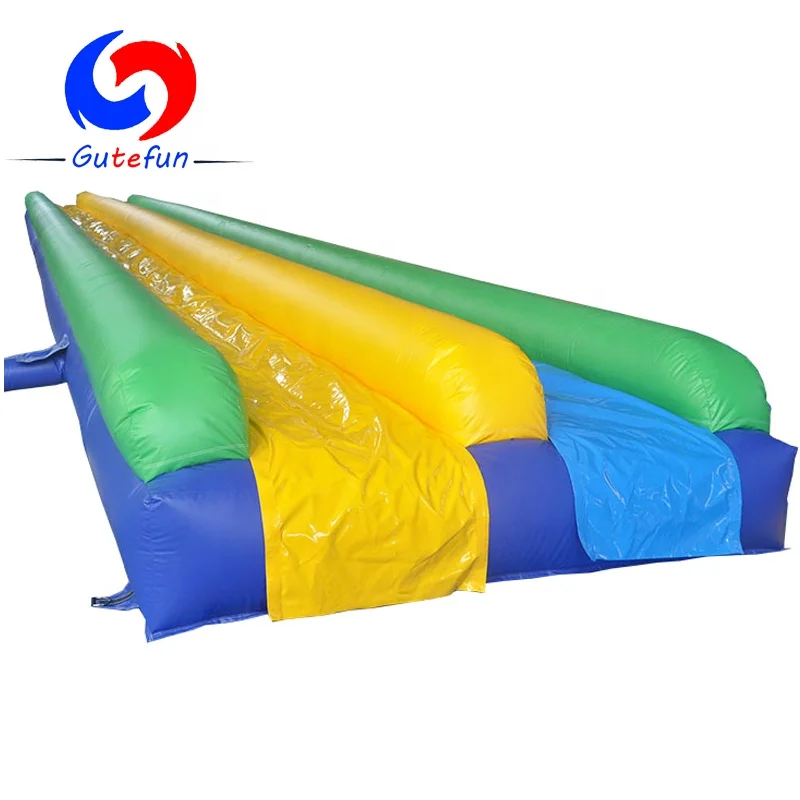 

20m*2.8m commercial double lane giants inflatable water slide, dual lane water slip and slide for adult kids