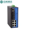 Enterprise Fiber optic 8*10/100Mbps RJ45 Ports Ethernet switch industrial network switch