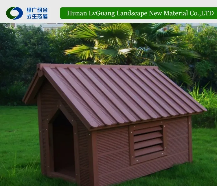 Wooden composite WPC dog house