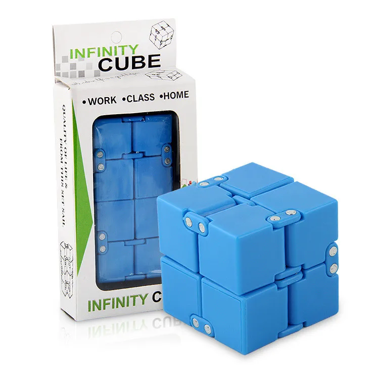 Hot Sale Stress Relief Abs Plastic Infinity Cube Desk Mini Magic