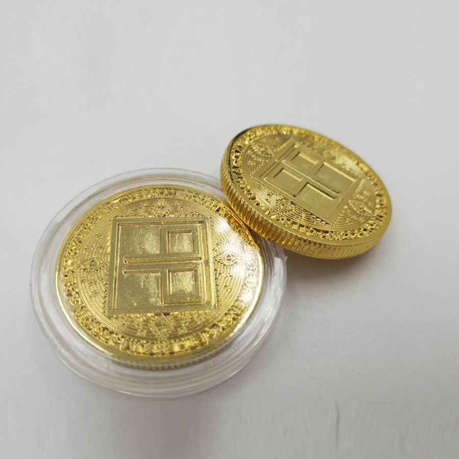 Souvenir Gold Commemorative Coin With Plastic Box Buy Gold Coin