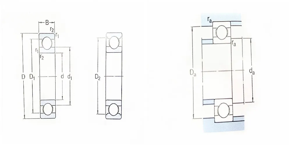 6305 Bearing Deep Groove Ball Bearing 6305 Open 2rs 2rz Rs Rz Z Zz