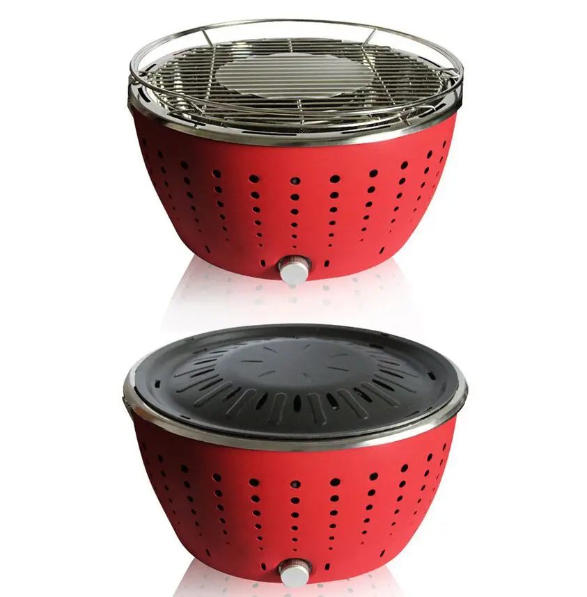 Battery Operated Mini Fan Grill Outdoor Portable Bbq Lotus Grill Garden