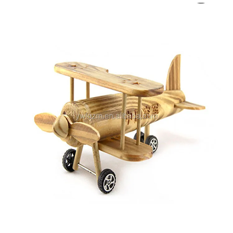 wooden airplane toy