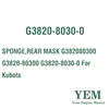 SPONGE REAR MASK G382080300 G3820-80300 G3820-8030-0 For Kubota