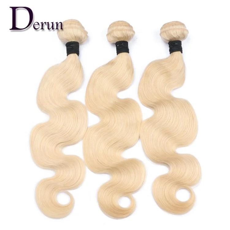 

Qingdao Hair Factory Cheap Body Wave 613 Blonde Virgin Brazilian Hair Weave