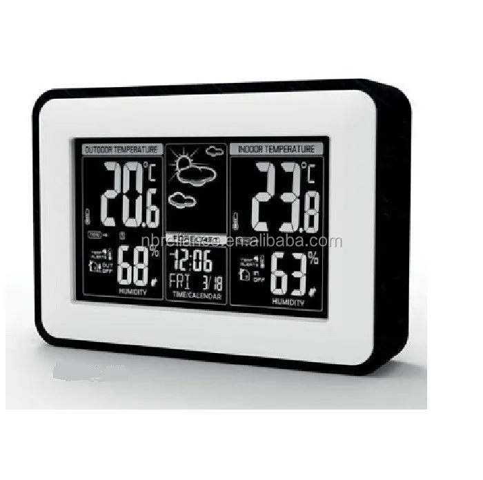 Indoor Outdoor Weather Station Forecast Temperature And Humidity