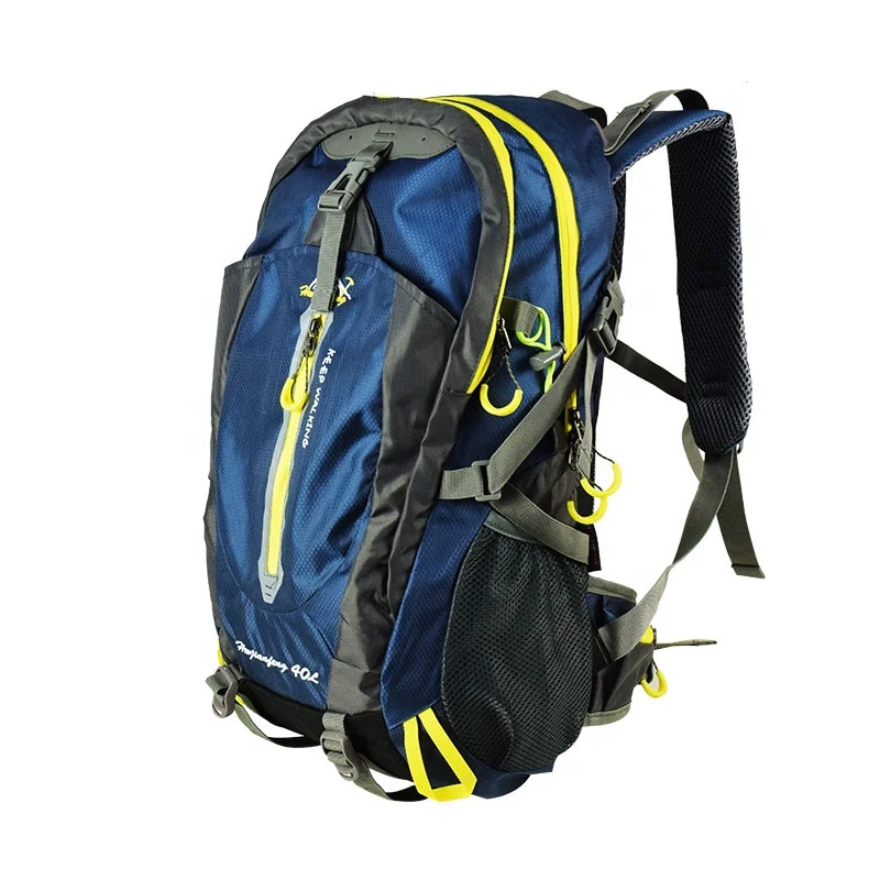 

40L Waterproof Backpack Hiking Bag Climbing Backpack Rucksack Travel Outdoor Bags Hiking Backpack, Green / dark blue / black / orange / army green