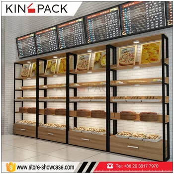 Wood Stand  Bakery  Display  Rack  Cases Pastry  Counter For 