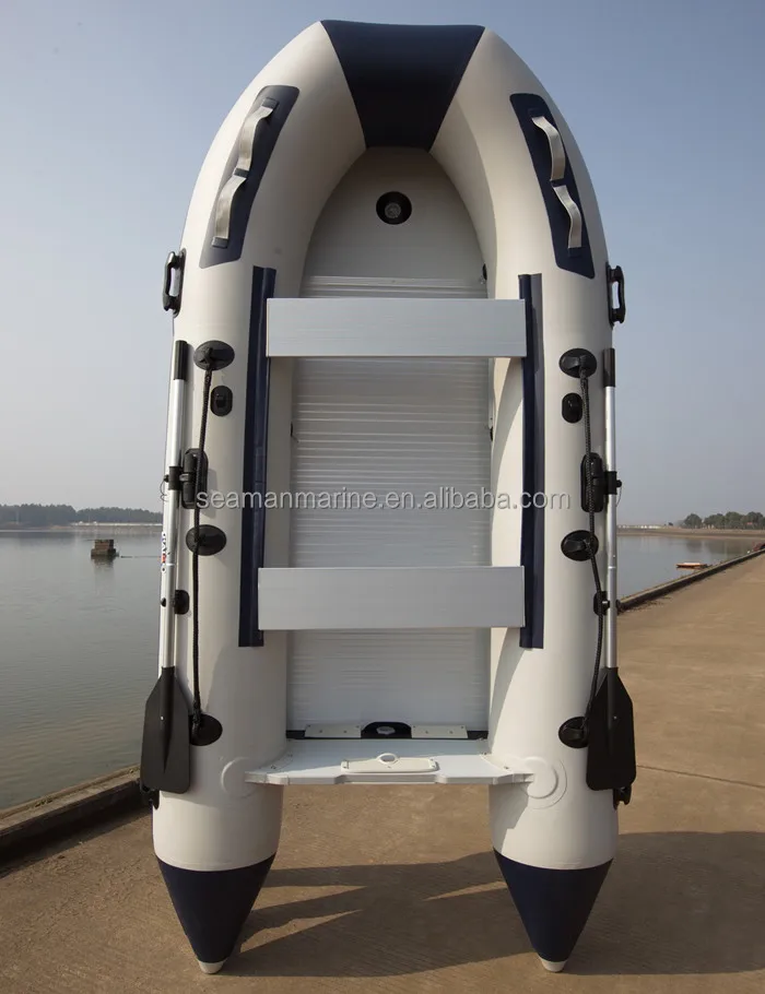 

3.6M inflatable boat/inflatable yacht/paddle boat with 0.9mm PVC high pressure air tube and aluminum floor, Optional
