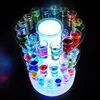LED Lighted Acrylic Rotating Shot Glass Flight Tray Revolving Glasses Display Stand