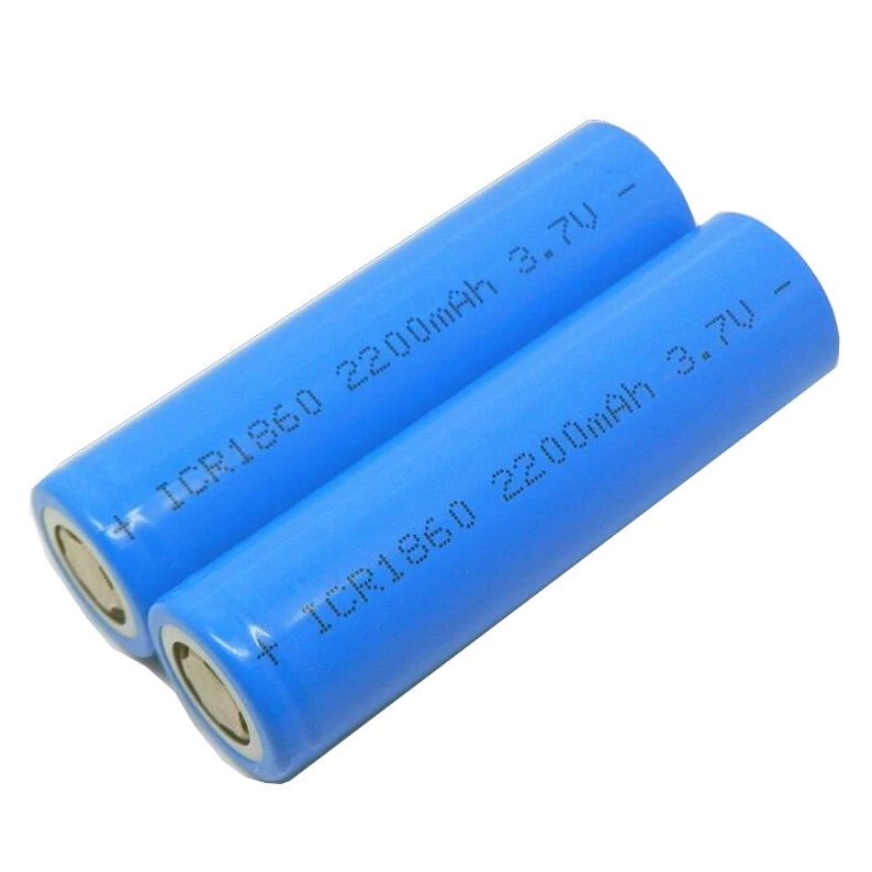 
ICR 18650 battery 3.7v 2200mAh lithium-ion battery cell 