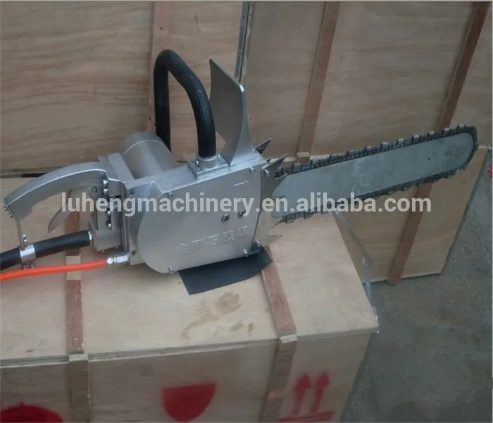 Diamond Chain Saw Hand Hold Concrete Cutting Chain Saw Petrol Gas