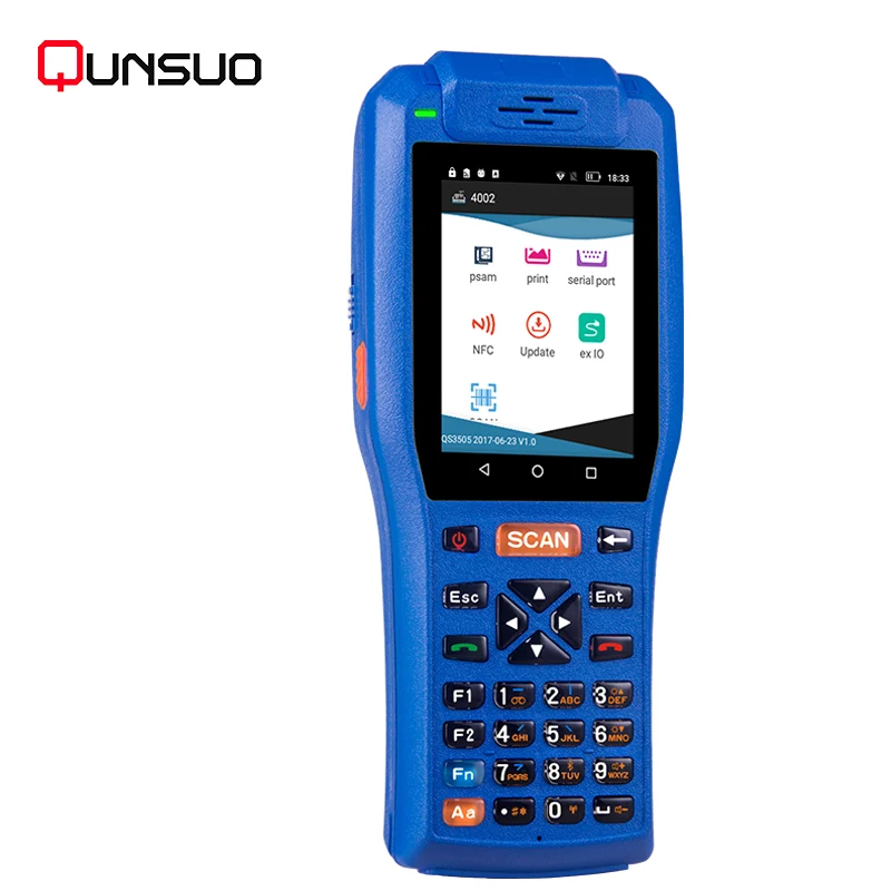 

android pda 3505 data terminal with thermal printer