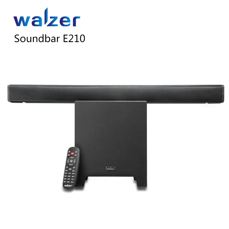 

21 ch the perfect hot-selling soundbar wireless sound bar with subwoofer, Black