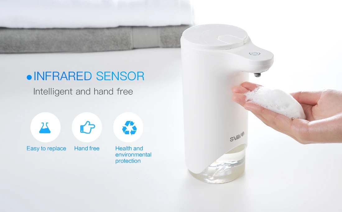 2019 latest hot selling stainless steel nickel color automatic foam hand sanitizer dispenser