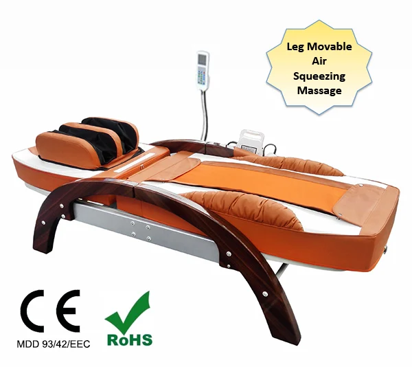 
Wholesale Automatic Air Acupressure Infrared Jade Hot Stone Electric Massage Bed 