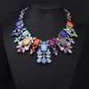 Colorful Gemstone Bubble Statement Necklace